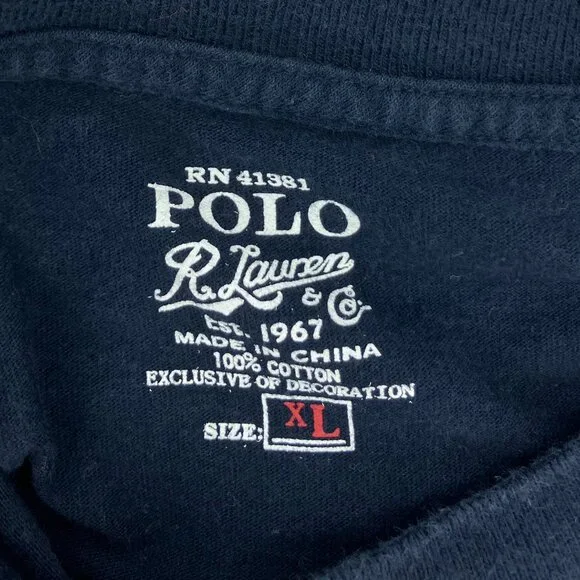 POLO RALPH LAUREN SMALL LOGO POCKET T-SHIRT - Picture 3 of 4